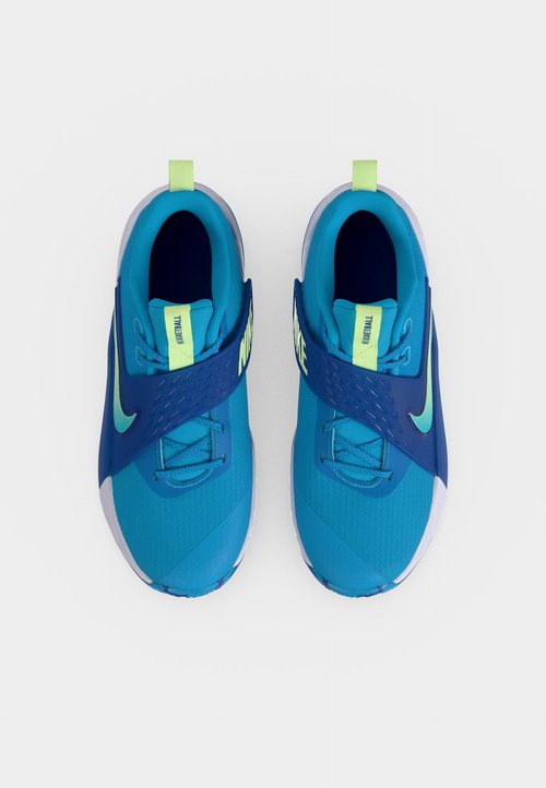 Nike TEAM HUSTLE UNISEX - Basketball shoes - current blue/barely volt/game royal/barely grape — foto 5