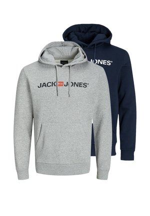 2ER PACK CORP  - Kapuzenpullover - grau   dunkelblau