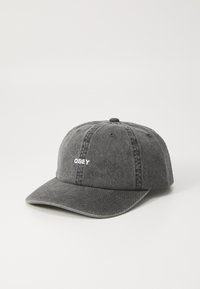 BOLD 6 PANEL STRAPBACK UNISEX - Kapa - pigment black