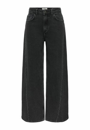 JDY, WIDE CARINA, czarny denim