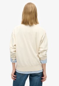 Superdry & Co TRAVEL SOUVENIR LOOSE CREW  - Sweater - cream