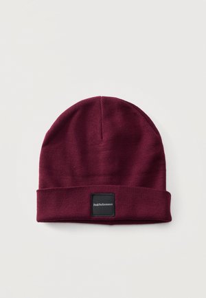 Peak Performance, SWITCH UNISEX - Плетена шапка - bordeaux