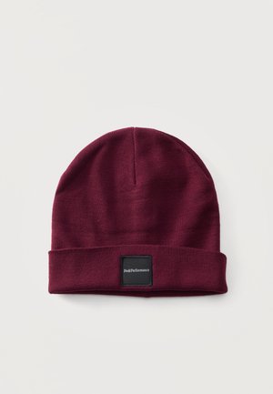 Peak Performance, SWITCH UNISEX - Плетена шапка - bordeaux