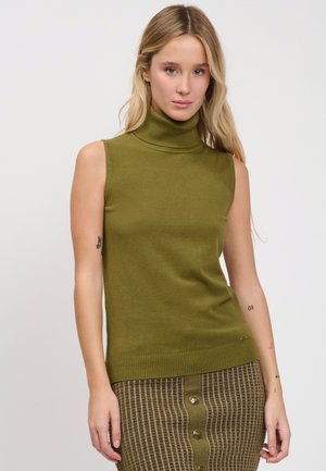 INFLUENCER, 04J7860 TOP INFLUENCER DONNA - Débardeur - olive