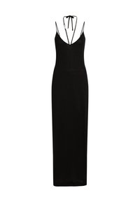 KARL LAGERFELD DNA SHINE SEMI-SHEER HALTER - Maxi dress - black