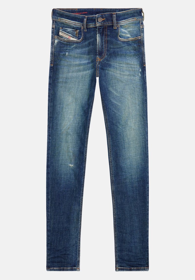 Diesel Slim fit jeans donkerblauw Diesel Slim fit jeans donkerblauw