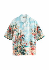 EDIT TROPICAL SCENIC PRINT SHORT SLEEVE - Camicia - blue/green