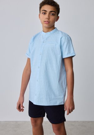 Baker by Ted Baker, REGULAR FIT - GRANDAD COLLAR - Camicia - blue