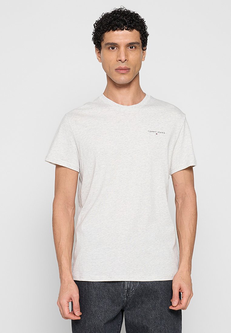 Tommy Jeans T-shirt basic grijs Tommy Jeans T-shirt basic grijs