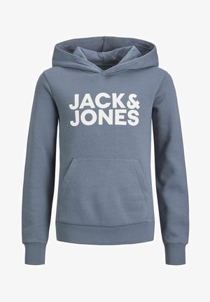 JJECORP LOGO HOOD - Hoodie - flint stone
