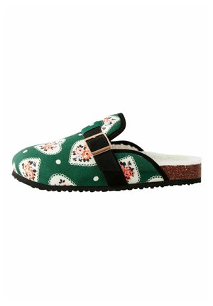 REGULAR FIT - Mules - green heart