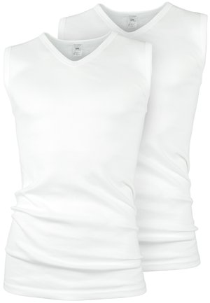 V-NECK 2ER PACK CLASSIC - Unterhemd/-shirt - weiß