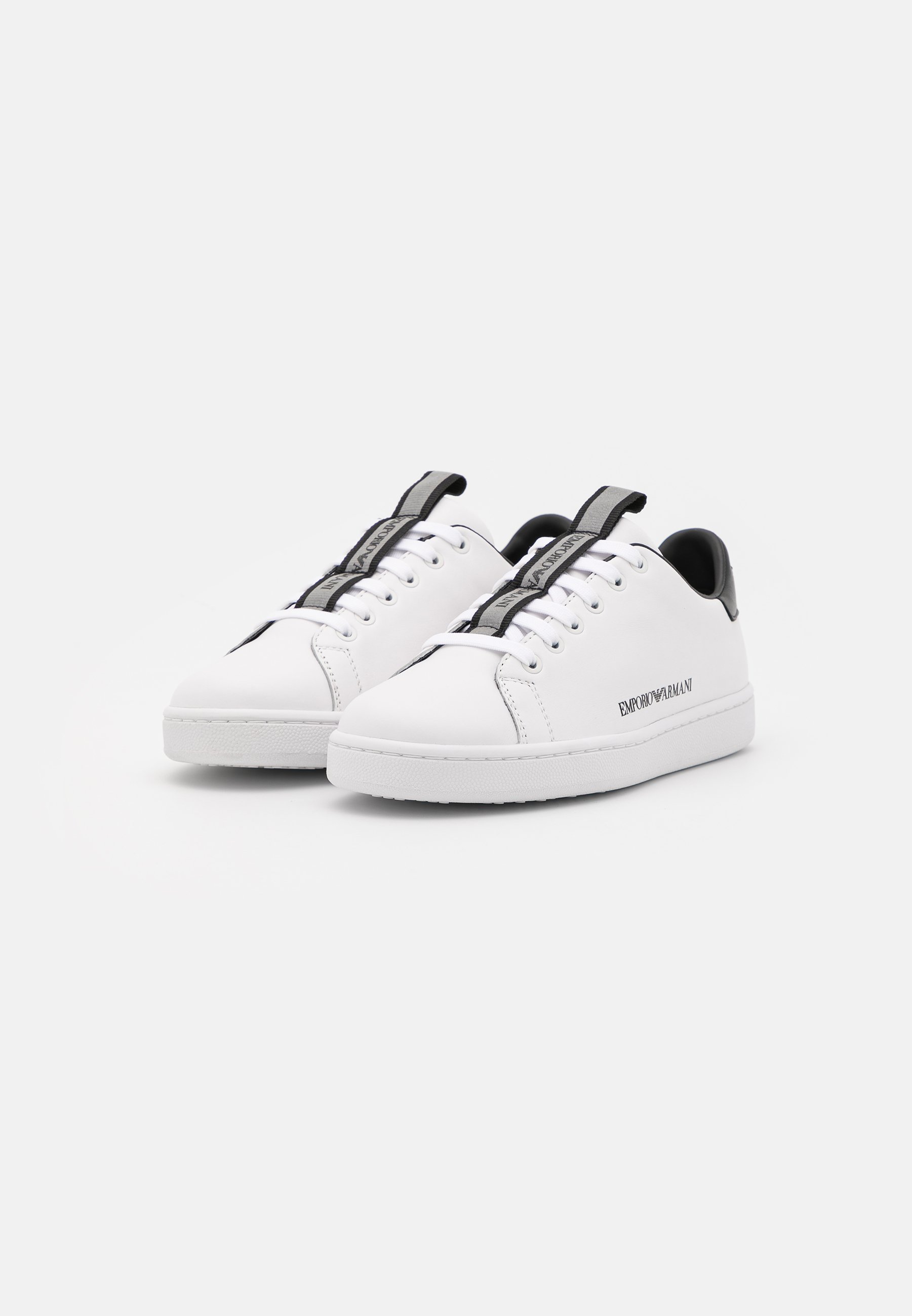 Emporio Armani Sneakers laag - white/black/wit - Zalando.nl