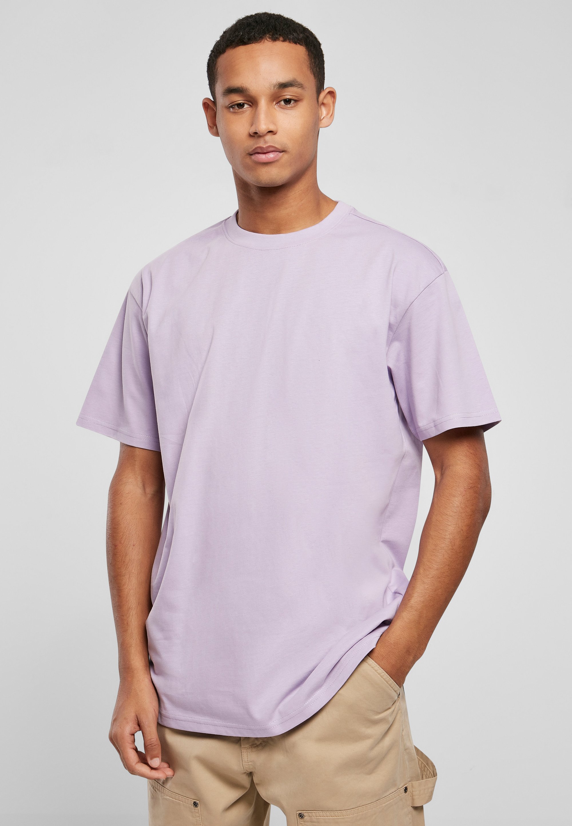 Urban Classics HEAVY Basic T-shirt lilac/purple