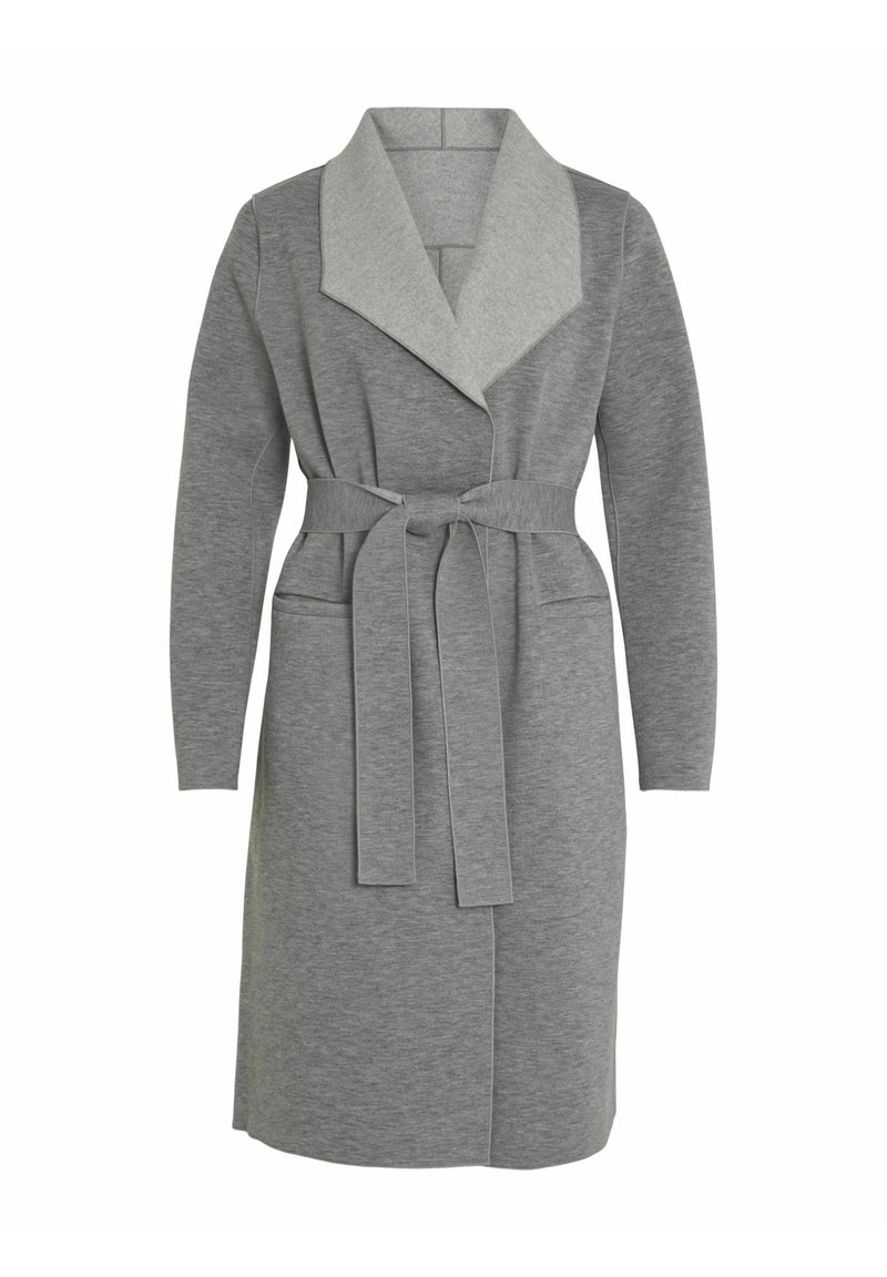 VILA VIJUICE - Klassisk kappa / rock - light grey melange