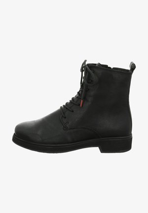 Lace-up ankle boots - schwarz