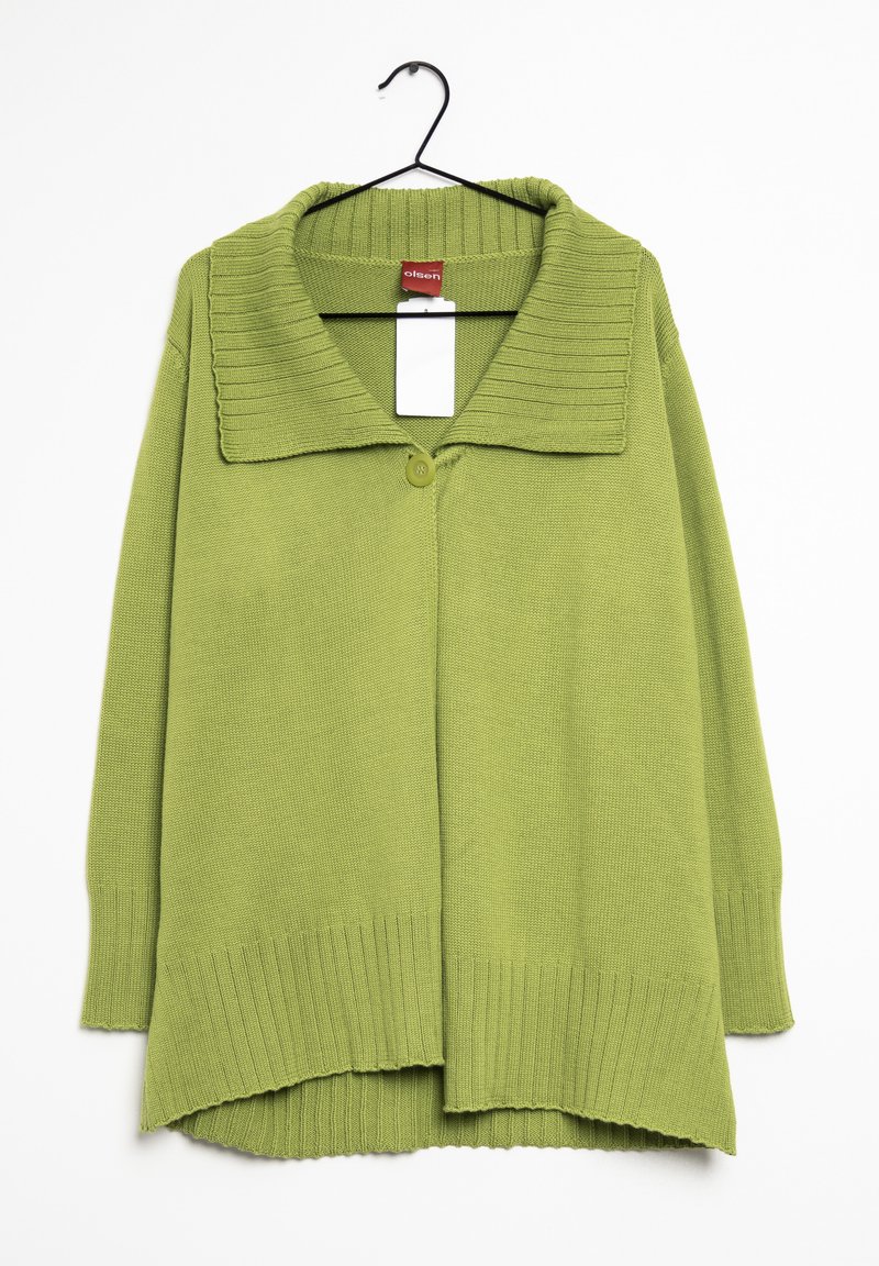 Olsen Kofta - green/grön - (Pre-owned) - Zalando.se