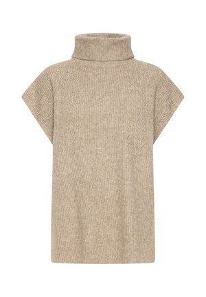 b.young, BYVILKO PONCHO - Veste sans manches - walnut melange