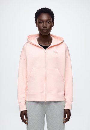 adidas by Stella McCartney, SCUBA HOODIE - Суитшърт с цип - icey pink