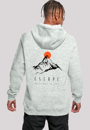 ESCAPE DISCOVER THE WORLD MOUNTAIN - Hoodie - heather grey