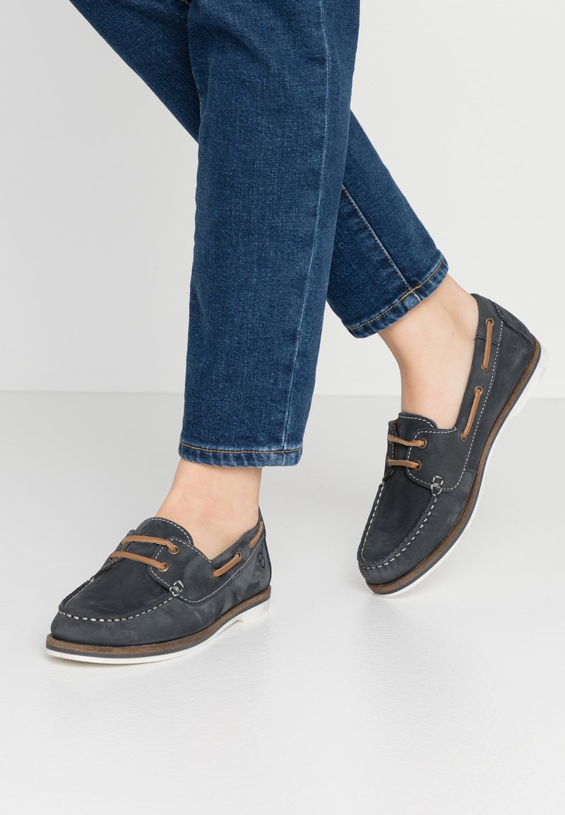 Tamaris LACE-UP - Bootsschuh - navy