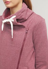 TWINTIP Sudadera con cremallera - mottled bordeaux