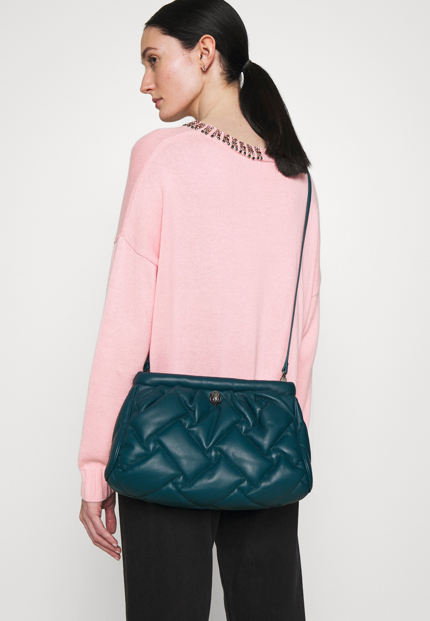 kurt geiger kensington soft clutch