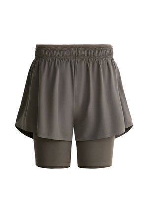 OYSHO, MID RISE 2-IN-1 TECHNICAL SHORTS - 2 az 1-ben rövidnadrág - grey