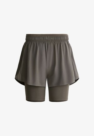 OYSHO, MID RISE 2-IN-1 TECHNICAL SHORTS - 2 az 1-ben rövidnadrág - grey