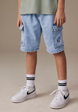 Next, REGULAR FIT - Shorts di jeans - bleach denim