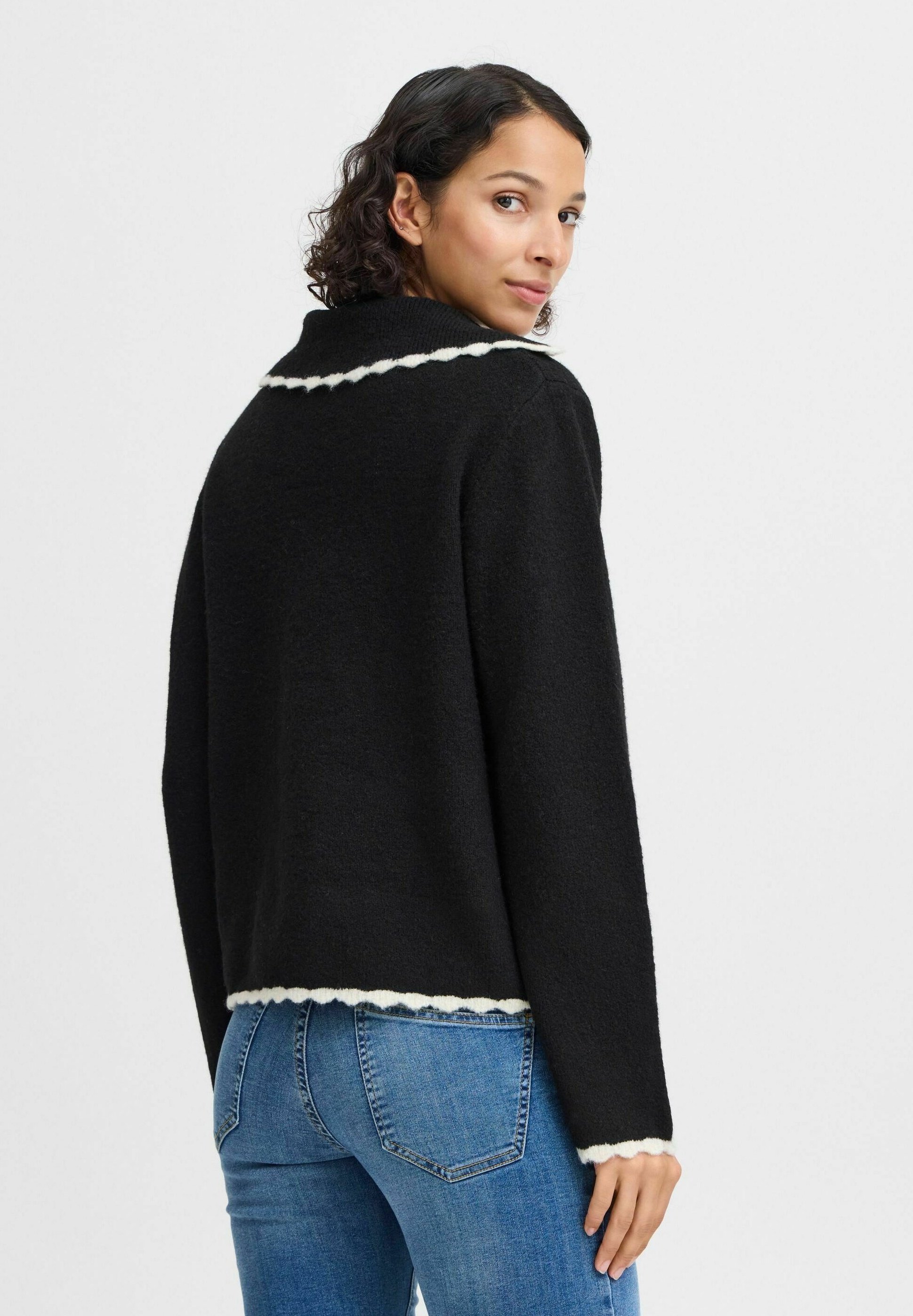 売れ筋商品|||ビーヤング ニット&セーター レディース アウター BYNINNA - Jumper - black mix b.young by Zalando BYNINNA - Jumper - black mix/black - Zalando