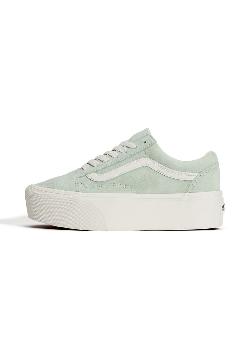 Vans OLD SKOOL STACKFORM pig suede dusty mint/mint