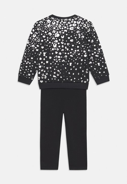 adidas GLAM INFANT UNISEX SET - Tracksuit bottoms - black/silver-coloured — photo 2
