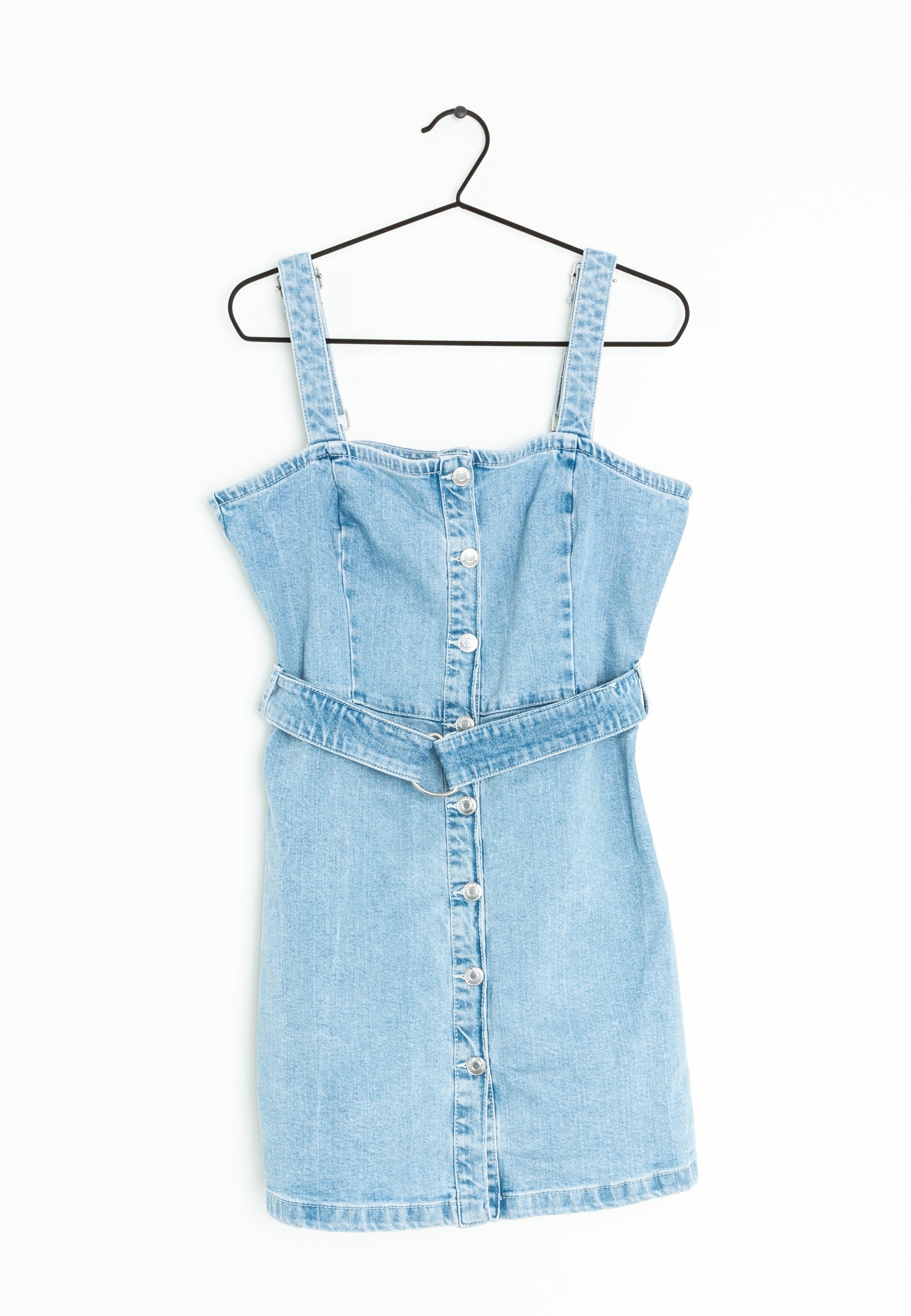 Zalando Bershka Jeans Donna Bershka Vestito Di Jeans Blue/celeste