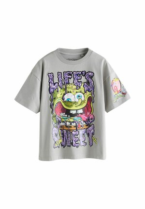 Next, Print T-shirt - grey