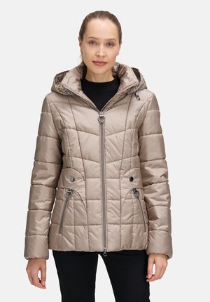 MIT ABNEHMBARER KAPUZE - Vinterjakker - beige