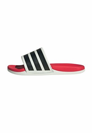 Chanclas de baño - crystal white   core black   lucid red