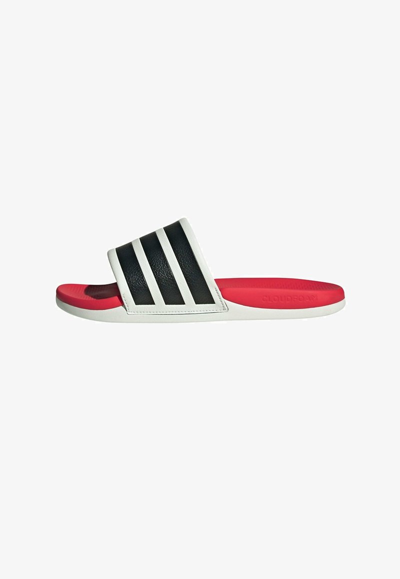 adidas Sportswear Badesandaler - crystal white core black lucid red