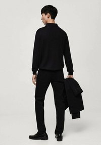 Mango Polo majica - black