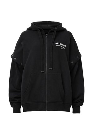 AllSaints OMNIUM AMPHIA - Zip-up sweatshirt - black