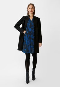 comma MIT PLISSEE - Freizeitkleid - schwarz