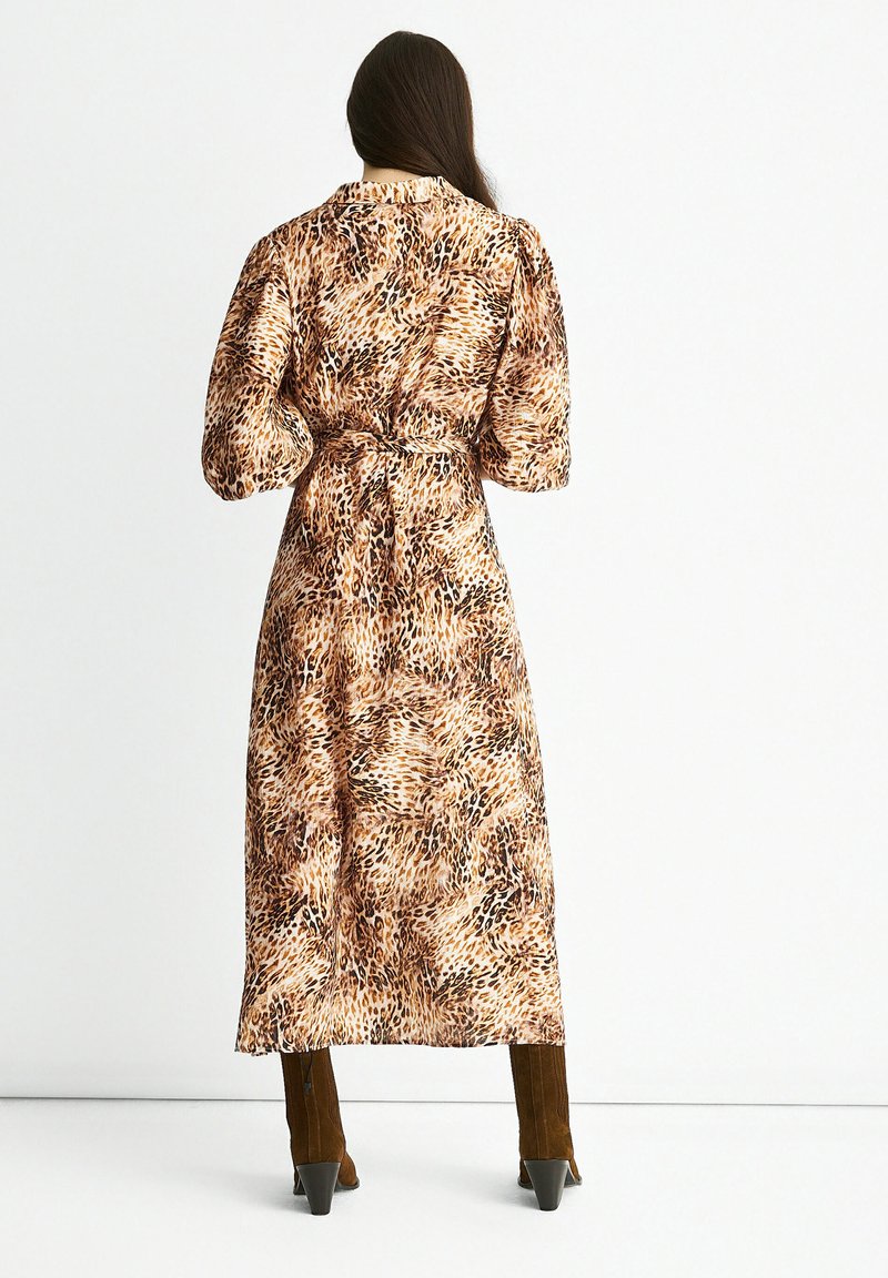 animal print shirt dress uk Simply Be Leopard Print Animal Swing Shirt Dress