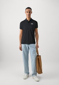 KARL LAGERFELD POLO - Polo marškinėliai - black