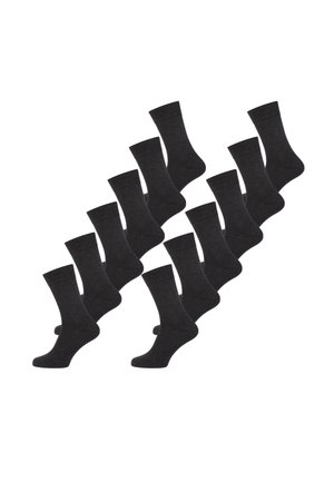 12-PACK - Socken - anthrazitmelange