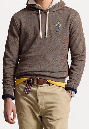 Felpa con cappuccio - brown