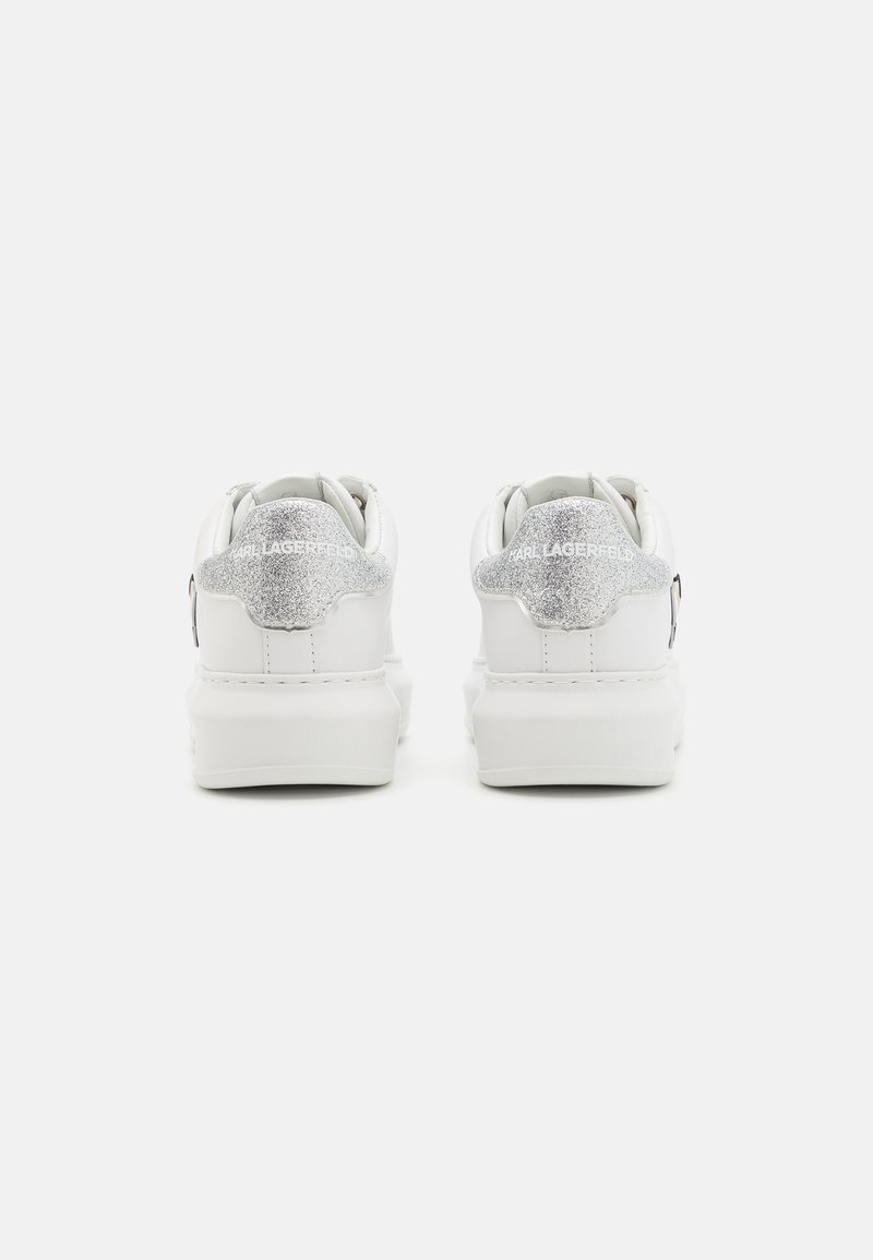 KARL LAGERFELD KAPRI LACE Sneaker low white/silver/weiß Zalando