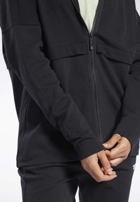Reebok Felpa con zip - black