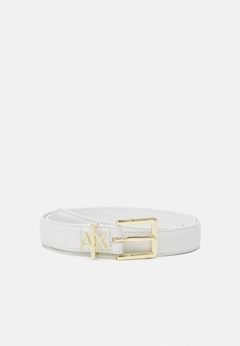 Armani Exchange TONGUE BELT - Öv - optical white