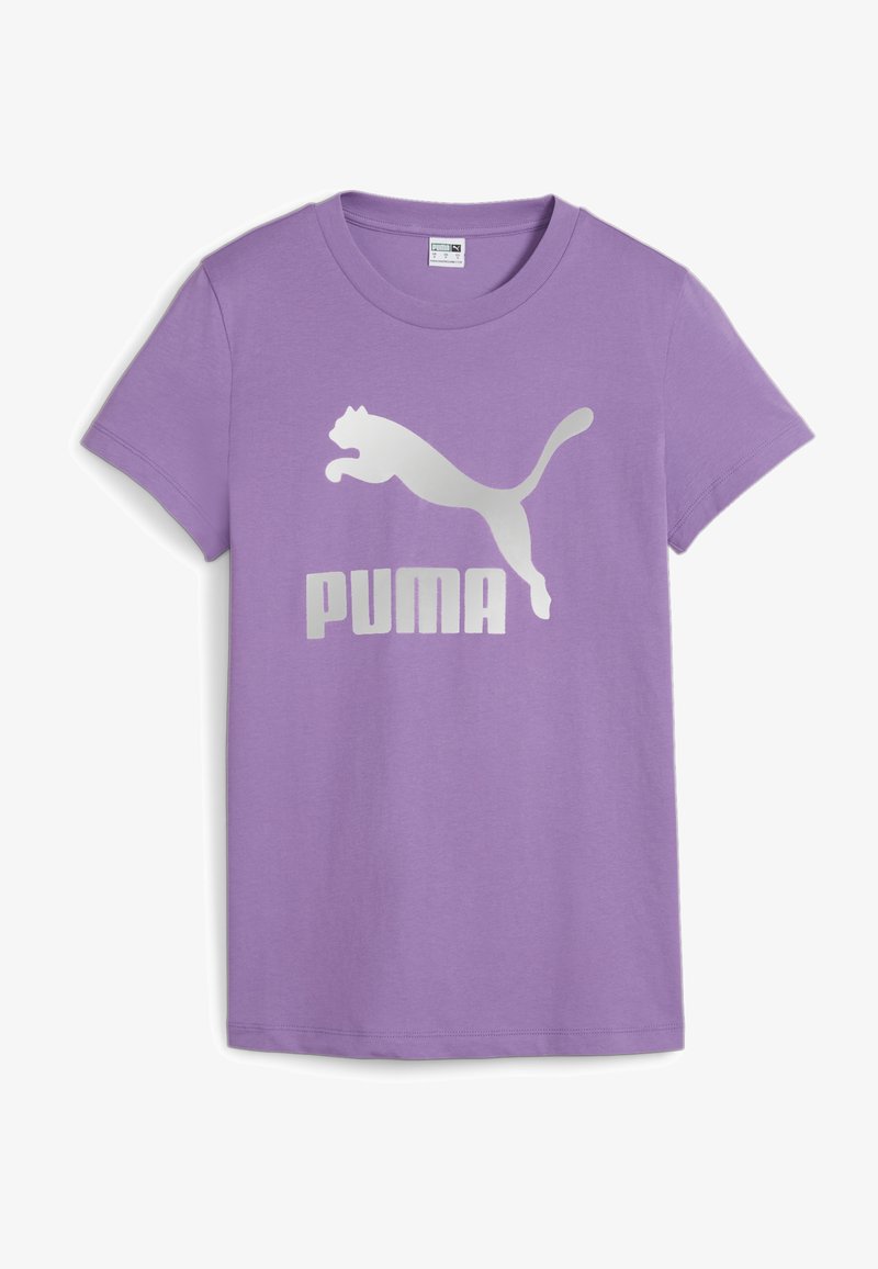 Puma SHINY LOGO - Trükipildiga T-särk - ultraviolet