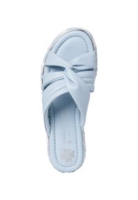 Marco Tozzi BY GUIDO MARIA KRETSCHMER - Magas sarkú papucsszandálok - blue comb